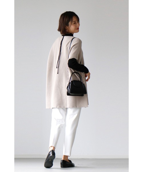 「Ehre style」 長袖ニット FREE ホワイト レディース_画像2