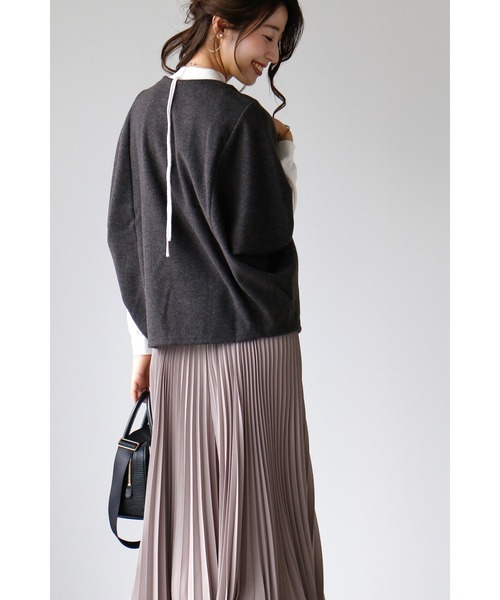 「Ehre style」 長袖ニット FREE ホワイト レディース_画像6