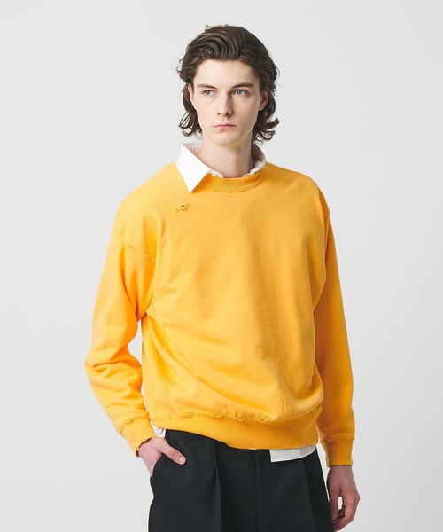 BEAUTY＆YOUTH UNITED ARROWS tシャツ クラッシュ クルーネック