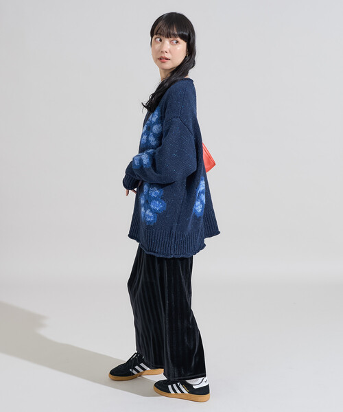 FREAK'S STORE（フリークスストア） ニット セーター 花柄ジャガード