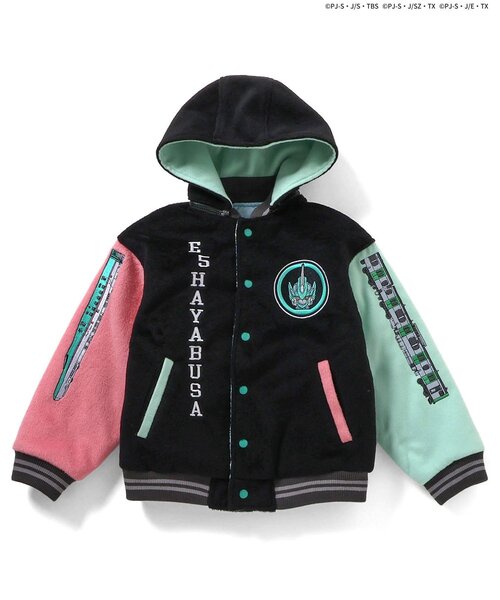 BREEZE スタジャン アウター WEB限定 「シンカリオン」刺繍フード付き