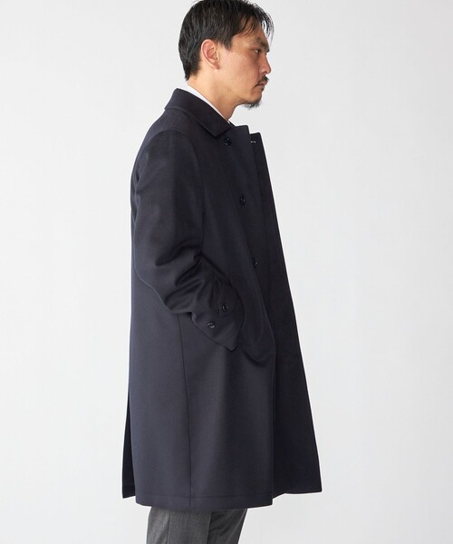 SHIPS ウールコート 紺色 38 SHIPS（シップス） 【シップス メン】SHIPS: ネイビー ウール ビーバー
