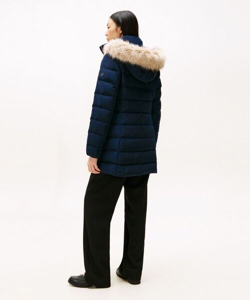 希少　美品　トミーヒルフィガー　ダウンジャケット コート ファー取り外し可 TOMMY HILFIGER（トミー・ヒルフィガー） コート アウター ダウン