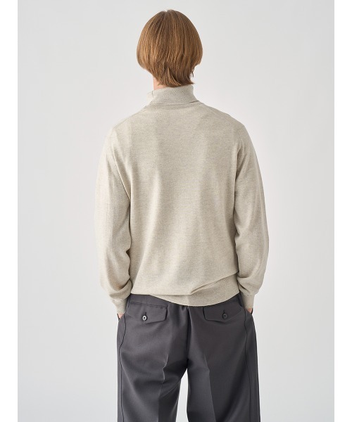 【極美品】JOHN SMEDLEY ウール ニット プルオーバーパーカー L JOHN SMEDLEY（ジョンスメドレー） セーター ニット メンズ レディース