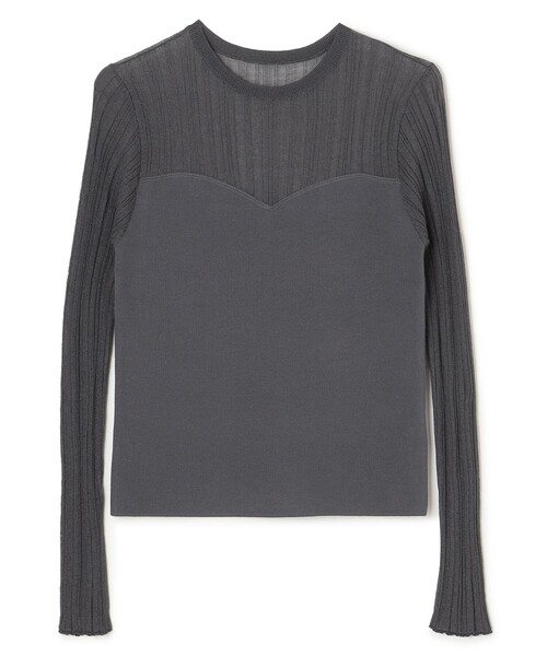 「uncrave」 長袖ニット 2 ブラック レディース_画像8