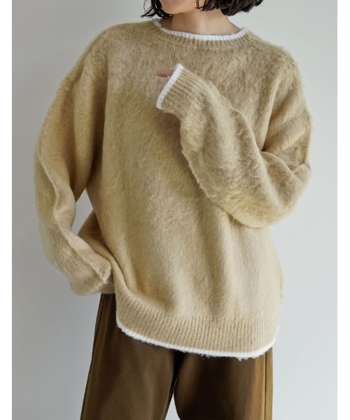 美品 Harley × アーバンリサーチ シャギーニット モヘアブレンド 38 美品 Harley × アーバンリサーチ シャギーニット モヘアブレンド 38 美