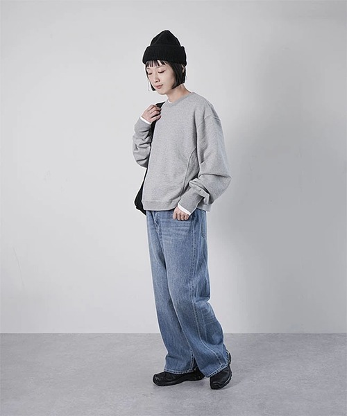 SOLAMONAT（ソラモナ） トレーナー スウェット ふわりと裏毛ベーシック