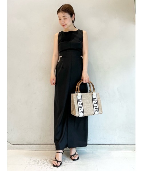 SNIDEL（スナイデル） キャミソールワンピース 1 ブラック レディース