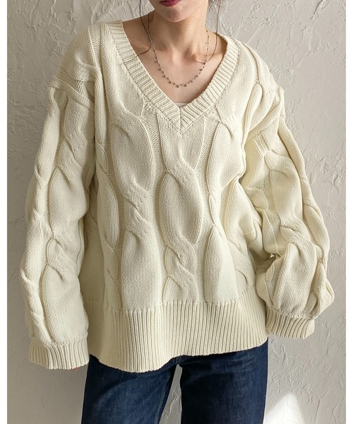 V12 レディースMサイズ　ニット V12] ゴルフ レディース ニット 防風裏地 US KNIT | 【公式通販】