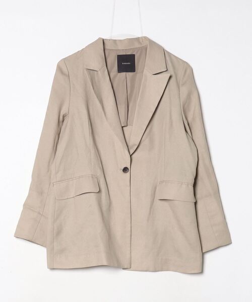 anuans（アニュアンス） テーラードジャケット FREE ベージュ