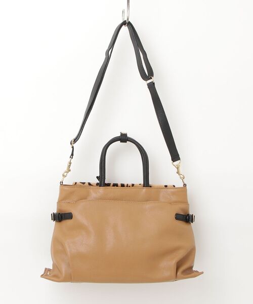 「PotioR」 レオパード2WAYバッグ - ブラウン レディース_画像2