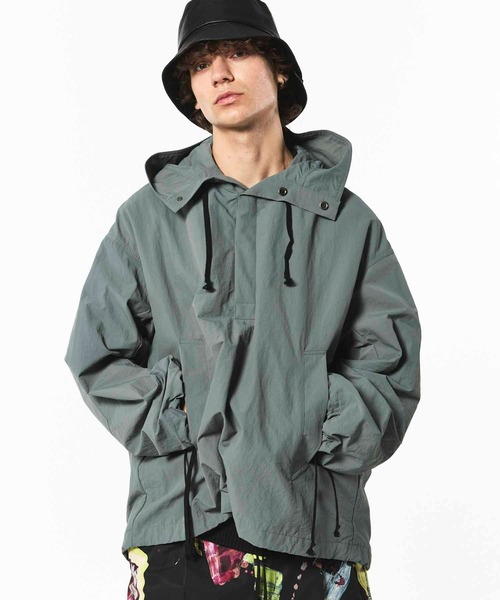 【今季新作‼︎即完売‼︎】メゾンスペシャルのオーバーサイズナイロンブルゾン MAISON SPECIAL（メゾンスペシャル） ナイロンブルゾン 1 ブラック