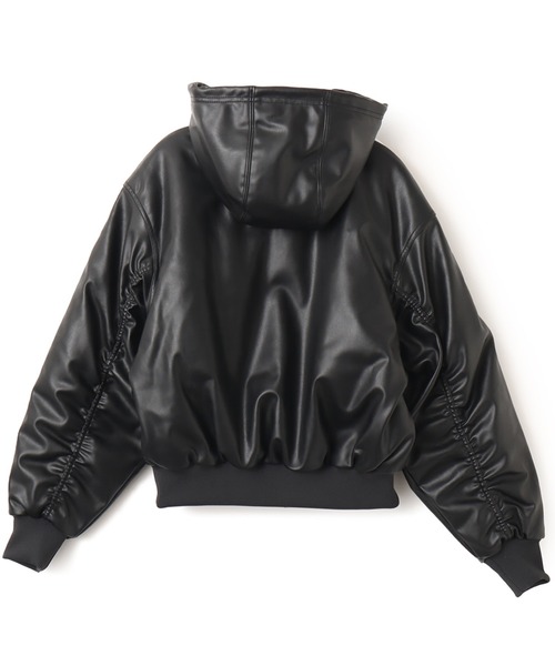 adidas（アディダス） コート アウター adidas W PLEATHER JKT