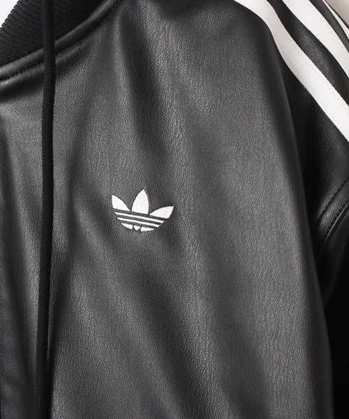 adidas（アディダス） コート アウター adidas W PLEATHER JKT