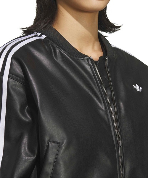 adidas（アディダス） コート アウター adidas W PLEATHER JKT