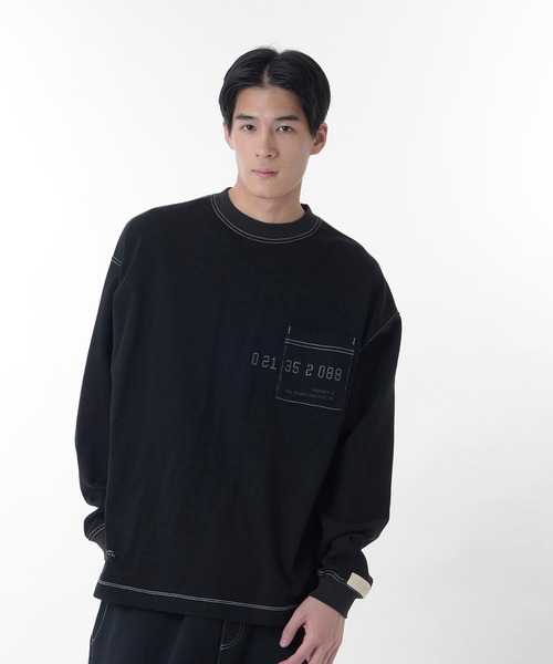 ニューバランス(new balance)1000 ミルナンバリングプリントロングスリーブ Tシャツオーバーサイズフィット AM… New Balance（ニューバランス） tシャツ 1000 ミルナンバリング