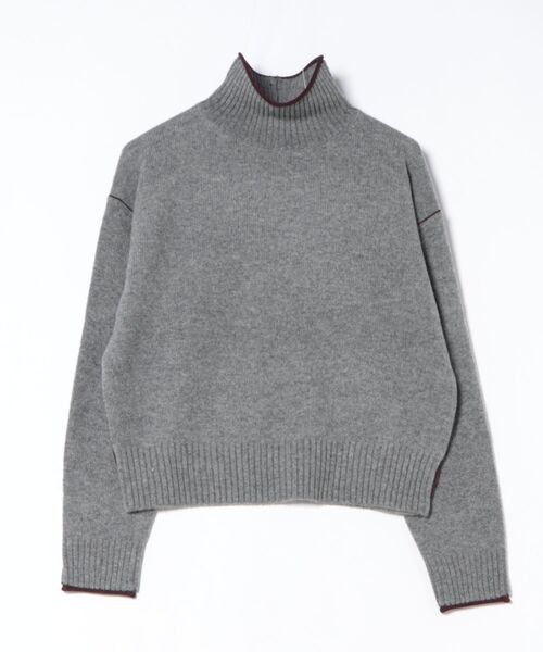 レディースサイズL 未着用⭐️Resurrectoin セーターカラーグレー La TOTALITE（ラ トータリテ） ニット セーター 接結クルーネックプル