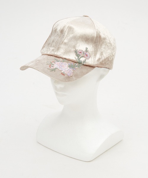 キャップ 帽子 an meets zakka ベルベットスカジャンデザインキャップ