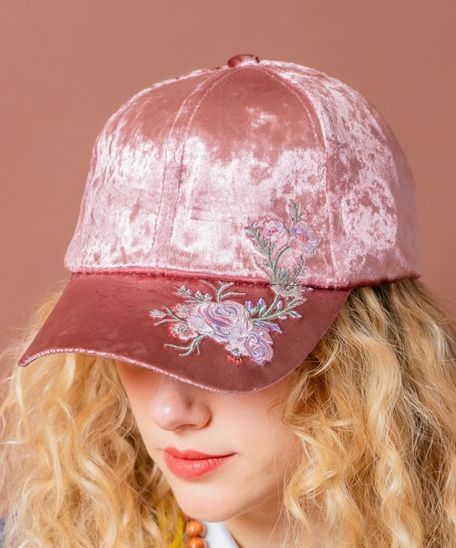 ankoROCK キャップ 帽子 an meets zakka ベルベットスカジャンデザイン