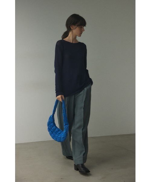 「BLACK BY MOUSSY」 長袖ニット FREE オフホワイト レディース_画像2