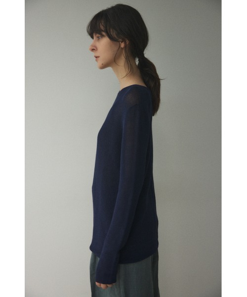 「BLACK BY MOUSSY」 長袖ニット FREE オフホワイト レディース_画像3