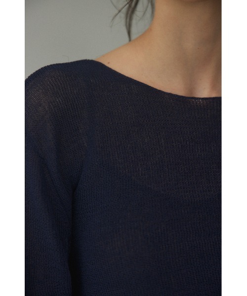 「BLACK BY MOUSSY」 長袖ニット FREE オフホワイト レディース_画像5