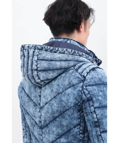 大処分セール！！トルネードマート　デニム調　ダウン　ジャケット TORNADO MART（トルネードマート） ダウンジャケット ダウン デニム