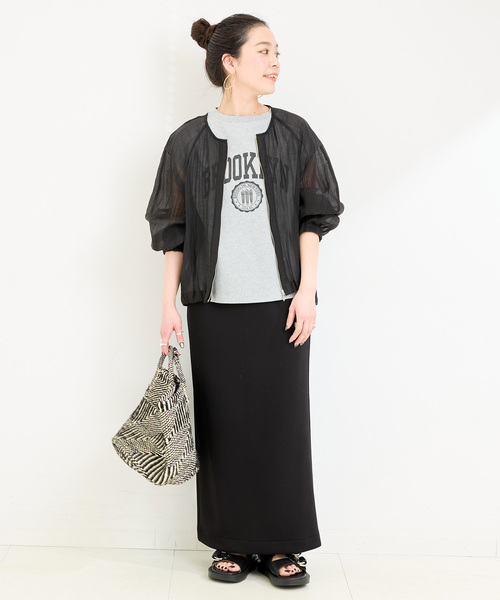 「B.C STOCK」 「Simplicite」ブルゾン FREE ベージュ レディース_画像2