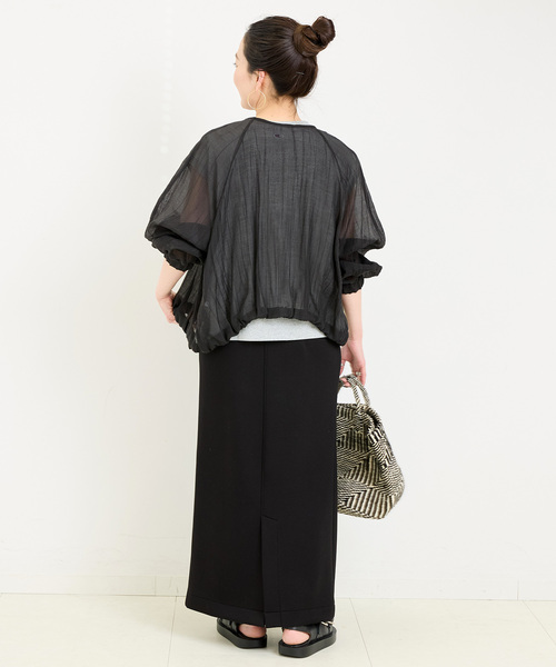 「B.C STOCK」 「Simplicite」ブルゾン FREE ベージュ レディース_画像5