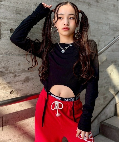 RandS tシャツ スイングテールロンT キッズ 子供服 女の子 : ZOZOTOWN