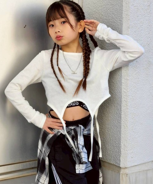RandS tシャツ スイングテールロンT キッズ 子供服 女の子 : ZOZOTOWN