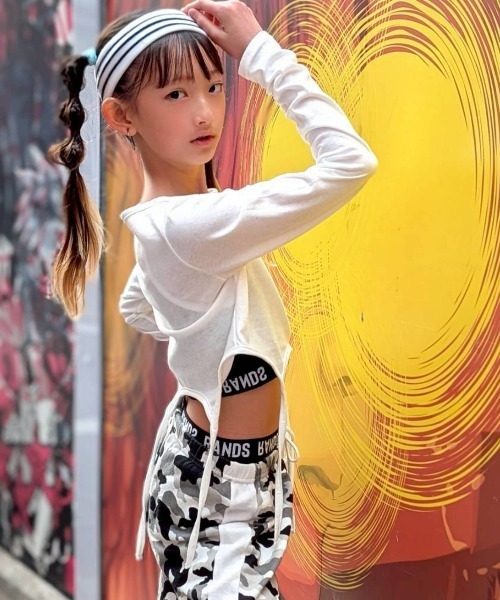RandS tシャツ スイングテールロンT キッズ 子供服 女の子 : ZOZOTOWN