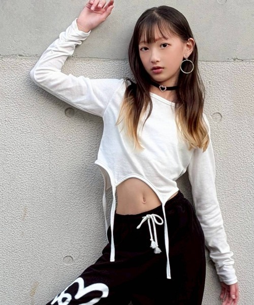 RandS tシャツ スイングテールロンT キッズ 子供服 女の子 : ZOZOTOWN