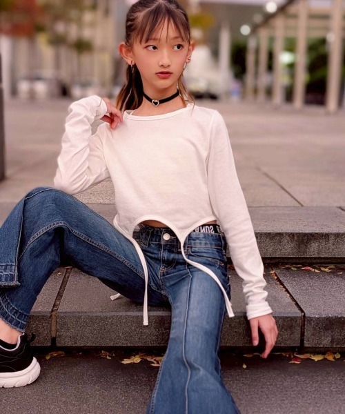 RandS tシャツ スイングテールロンT キッズ 子供服 女の子 : ZOZOTOWN