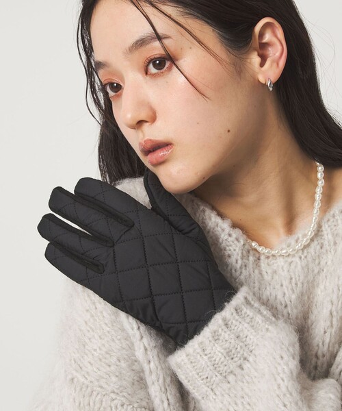 ブラック キルティング手袋 L/G green label relaxing（グリーンレーベルリラクシング） 手袋