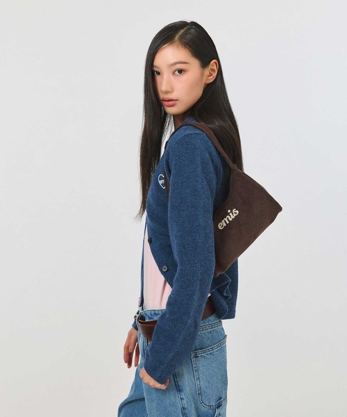 emis トートバッグ CORDUROY APPLIQUE HOBO BAG レディース : ZOZOTOWN