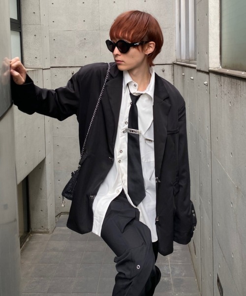 lilful ジャケット テーラードジャケット 「26年春夏新作」ファイヤー