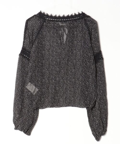 「MAURIZIO PECORARO」 長袖ブラウス 40 ブラック レディース_画像2