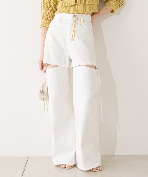 ちこ Chico（チコ） パンツ 「セットアップ対応」コンパクトニットショート