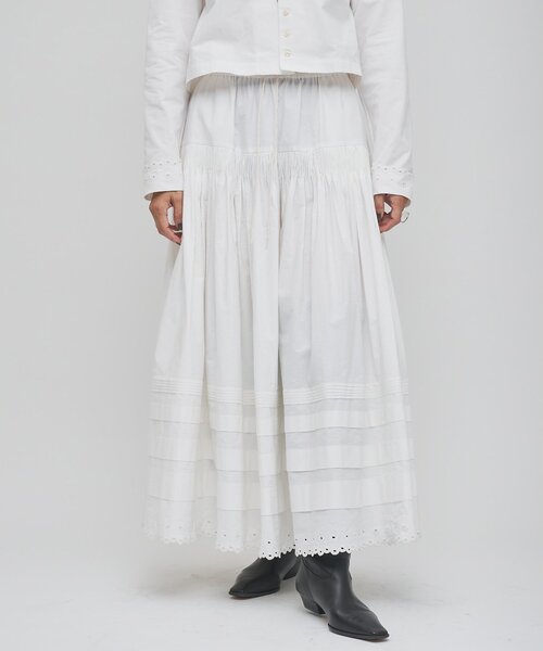 ♦ラストチャンス♦1番人気♦【美品】慈雨❋ジャガード変形ロングスカート Champion/チャンピオン 別注 ジャージロングスカート（スカート