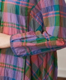 「Jocomomola」 長袖ブラウス 40 パープル レディースの画像8