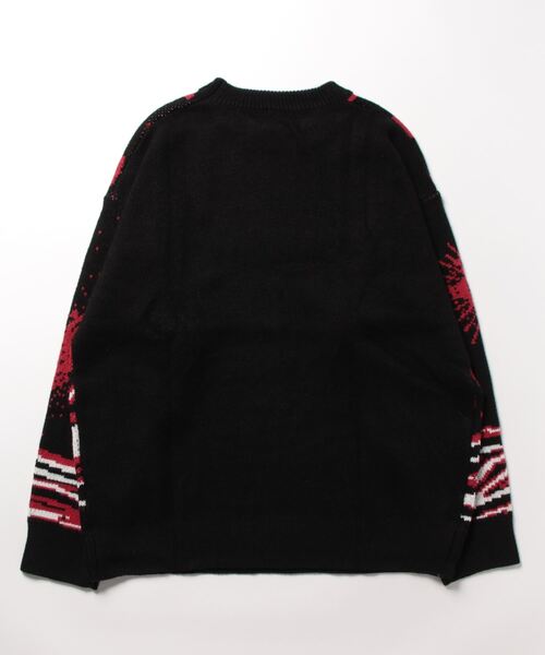 WAAC メンズ黒の長袖セーター 赤と白のストライプ付き ボーダーロンT 綿100% 長袖Tシャツ メンズ レディース A111 : スピード