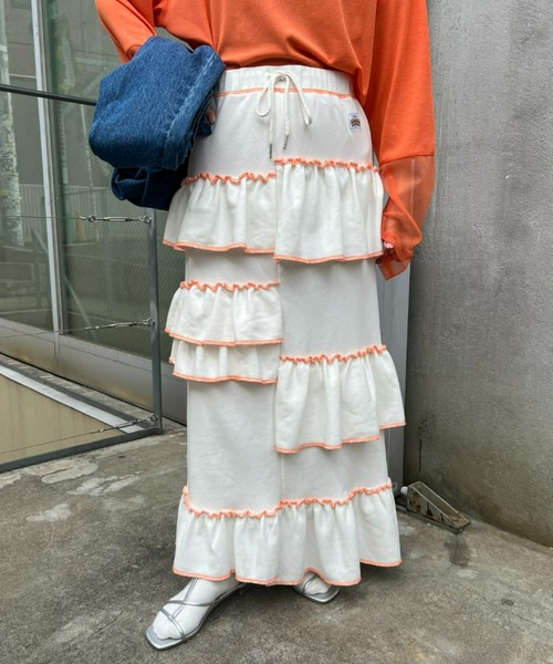 「HELLO.SANFRANCISCO」 スカート ONE SIZE ホワイト レディース_画像2