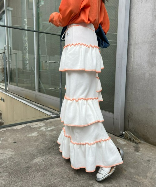 「HELLO.SANFRANCISCO」 スカート ONE SIZE ホワイト レディース_画像4