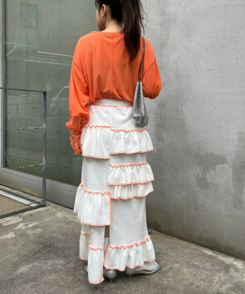 「HELLO.SANFRANCISCO」 スカート ONE SIZE ホワイト レディース_画像7