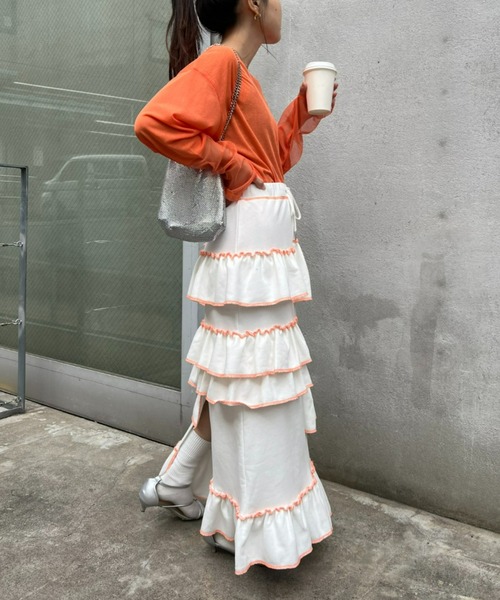 「HELLO.SANFRANCISCO」 スカート ONE SIZE ホワイト レディース_画像8