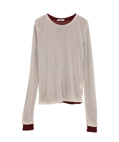 新品タグ付き　CLANE SHEER LAYERED CUT TOPS CLANE（クラネ） tシャツ 「CLANE/クラネ」SHEER LAYERED CUT TOPS