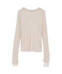 tシャツ 「CLANE/クラネ」SHEER L...の詳細画像1