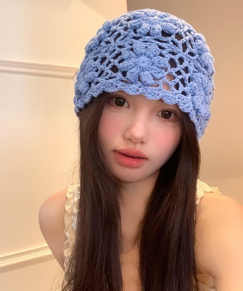 pyornim（ピョルニム） キャップ 帽子 「26年春夏新作」カギ編み