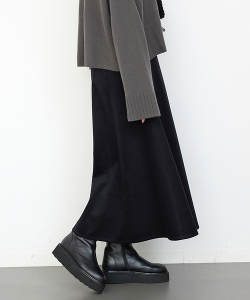 Deuxieme Classe」 フレアスカート 38 ブラック レディース Classe